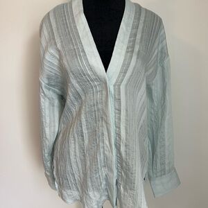 Vince Sea Glass Blouse